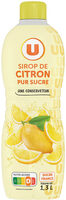 Sirop de citron bidon de 1,3l