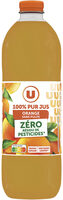 Pur jus d'orange sans pulpe, zéro résidu de pesticides, bouteille 2L