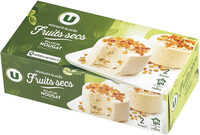 Mini nougats glacés aux fruits sec