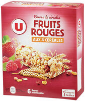 Barre de céréales fruits rouges