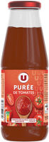 Purée de tomates fraîches sans sel ajouté bouteille de 700g