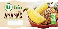 Morceaux d'ananas au sirop bio