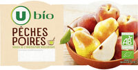 Pêches poires au sirop bio