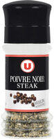 Moulin de poivre steack noir rechargeable 41g