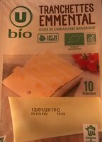 Fromage à pâte pressée cuite emmental - 10 tranches, 200g