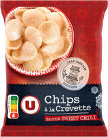 Chips aux crevettes saveur sweet chili sachet de 50g
