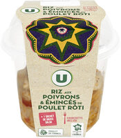 Us box Mexican riz et poulet sauce salsa