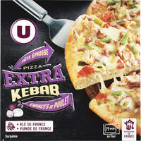 Pizza extra américaine kebab