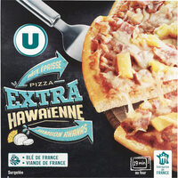 Pizza extra américaine hawaïenne