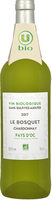 Vin blanc Pays d'OC IGP Chardonnay sans sulfites Le Bosquet 75cl