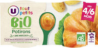 Bols de potiron sans morceaux U_TOUT_PETITS Bio
