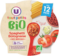 Plat bébé Spaghetti bolognaise, dès 12 mois - 230g - Repas bébé