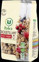 Muesli croustillant fruits rouges