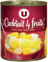 Cocktail de 4 fruits au sirop léger