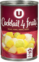 Cocktail 4 fruits au sirop léger