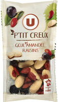 Snacking goji amandes raisins sachet de 40g