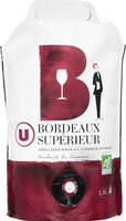 Vin rouge Bordeaux supérieur fontaine à vin 1,5l