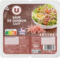 Râpé de jambon cuit - 2x75g
