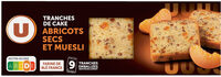 Tranches de cakes abricots & muesli 270g