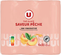 Boisson au thé glacé Saveur pêche - Pack Canettes 6x33cl