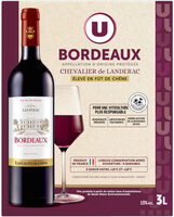 Bordeaux Fût de Chêne AOP rouge Chevalier de Landérac fontaine à vin 3L