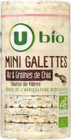 Mini galettes de riz et graines de chia