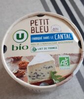 Bleu à pâte persillée au lait de vache pasteurisé 27% de MG