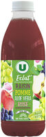 Jus de fruits "éclat" raisin pomme aloé vera rose