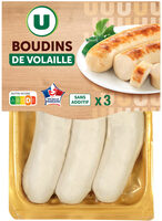 Boudin blanc de volaille - x3, 300g