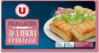 Feuilleté jambon fromage 8x65g - 520g