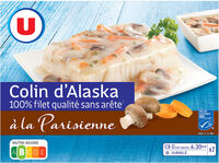 Colin d'Alaska à la parisienne MSC - barquette 400g