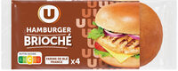 Pain burger brioché x4 - 308g