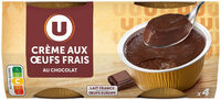 Crème aux oeufs au chocolat
