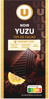 Chocolat noir yuzu Tablette de 100g