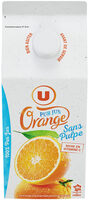 Pur jus d'orange sans pulpe