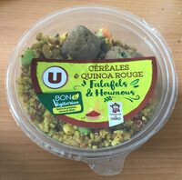 Salade Céréales et quinoa rouge falafels et houmous 250g
