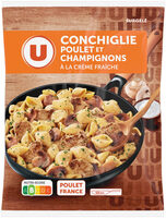 Conchiglie Poulet et champignons