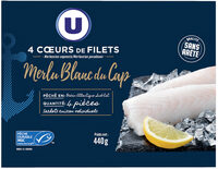 Coeur de filet de merlu blanc du cap - 440g