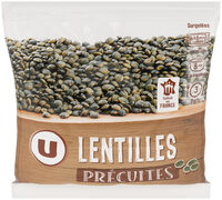 Lentilles vertes précuites surgelées
