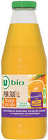 Pur jus d'orange sans pulpe 1L - Bouteille en verre consignée