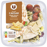 Salade pâtes poulet et parmesan