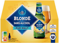 Bière blonde sans alcool Pack 12x25cl