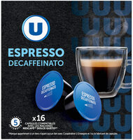 Café Capsules espresso décaféïné - compatible DOLCE GUSTO - x16