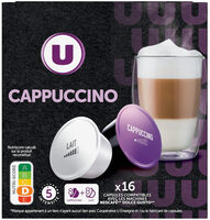 Café Capsules cappuccino type DOLCE GUSTO x16 (8+8)