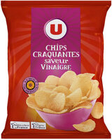 Chips craquantes ondulées saveur vinaigre