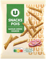 Biscuits apéritifs Snack pois saveur crème oignon 60g
