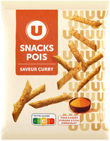 Biscuits apéritifs Snack pois saveur curry 60g