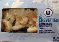 Crevettes sauvages d'Argentine décortiquées crues 220g