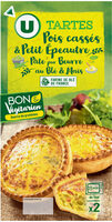 Tarte pois cassés&petit epeautre