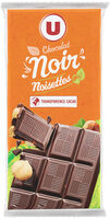 Chocolat noir & aux noisettes tablettes 2 Tablettes de 100g